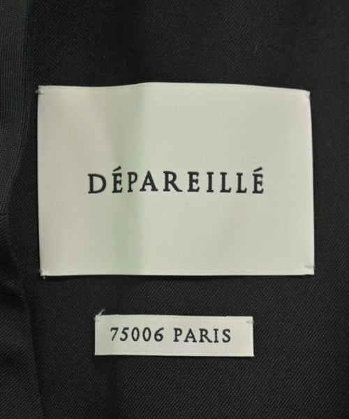 DEPAREILLE（デパリエ）オールインワン/サロペット 黒 サイズ:38(M位) レディース/2200644749206