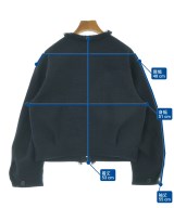 DEPAREILLE（デパリエ）ノーカラージャケット 紺 サイズ:36(S位) レディース/2200676772012