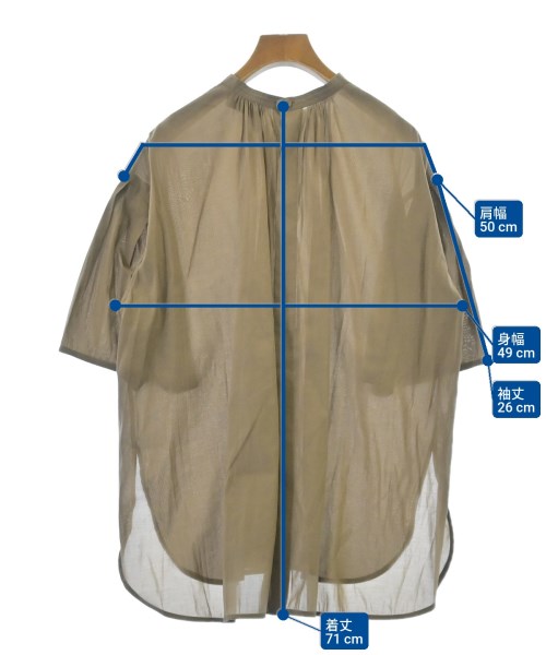 DEPAREILLE（デパリエ）ブラウス 茶 サイズ:38(M位) レディース/2200632867332