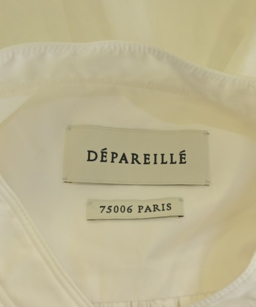 DEPAREILLE（デパリエ）シャツワンピース 白 サイズ:38(M位) レディース/2200702550027