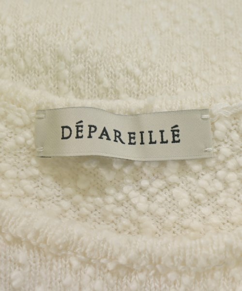 DEPAREILLE（デパリエ）ニット・セーター 白 サイズ:38(M位) レディース/2200720354034