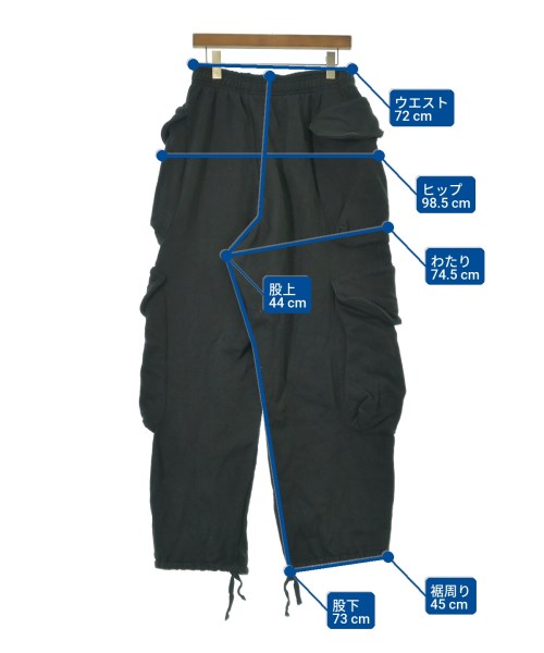 ENTIRE STUIDOS（エンタイアスタジオ）スウェットパンツ 黒 サイズ:M メンズ/2200638523041