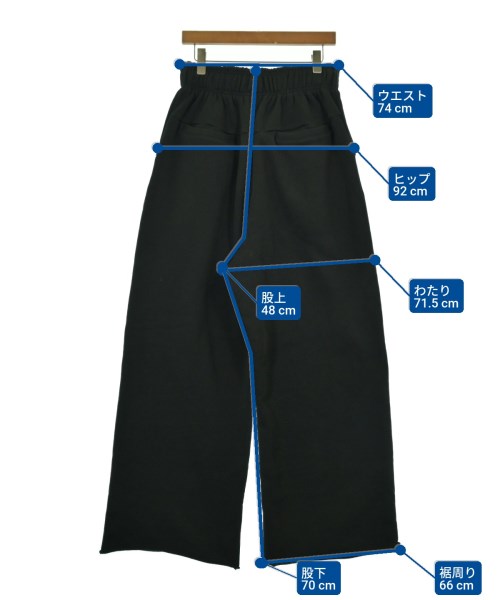 ENTIRE STUIDOS（エンタイアスタジオ）スウェットパンツ 黒 サイズ:M メンズ/2200639862149