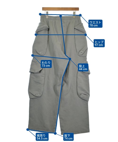 ENTIRE STUIDOS（エンタイアスタジオ）スウェットパンツ グレー サイズ:M メンズ/2200639941011