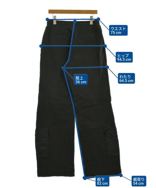 ENTIRE STUIDOS（エンタイアスタジオ）スウェットパンツ 黒 サイズ:M メンズ/2200641334016