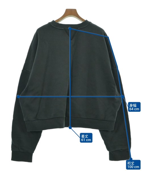 ENTIRE STUIDOS（エンタイアスタジオ）スウェット 黒 サイズ:M メンズ/2200628575029