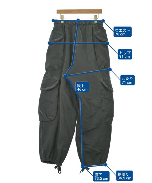 ENTIRE STUIDOS（エンタイアスタジオ）スウェットパンツ 黒 サイズ:M メンズ/2200672744037