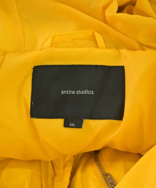 ENTIRE STUIDOS（エンタイアスタジオ）ダウンジャケット/ダウンベスト 黄 サイズ:XXL メンズ/2200675473170