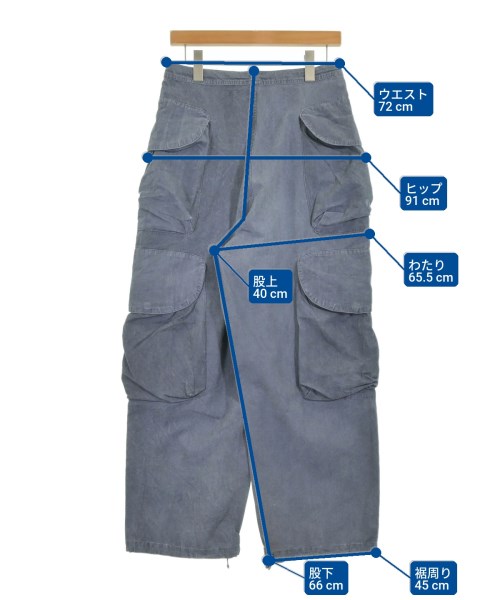 ENTIRE STUIDOS（エンタイアスタジオ）カーゴパンツ 青 サイズ:XS メンズ/2200675614122