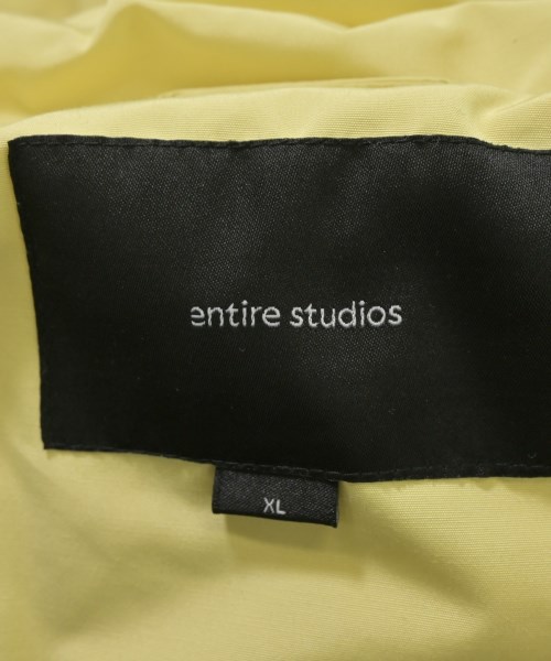ENTIRE STUIDOS（エンタイアスタジオ）ダウンジャケット/ダウンベスト 黄 サイズ:XL メンズ/2200640660246