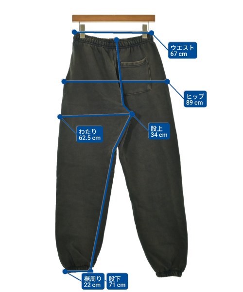 ENTIRE STUIDOS（エンタイアスタジオ）スウェットパンツ 黒 サイズ:S メンズ/2200646973401