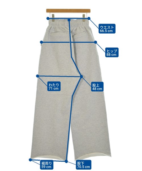 ENTIRE STUIDOS（エンタイアスタジオ）スウェットパンツ グレー サイズ:XS メンズ/2200651925532