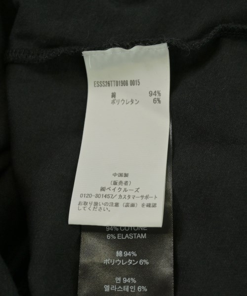 ENTIRE STUIDOS（エンタイアスタジオ）Tシャツ・カットソー 黒 サイズ:XS メンズ/2200708521236