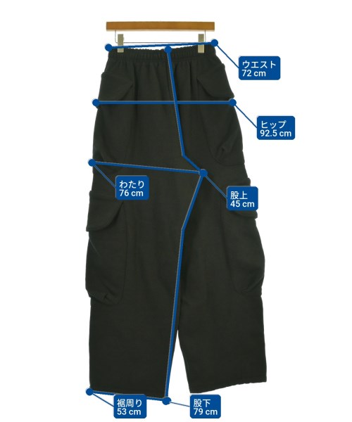 ENTIRE STUIDOS（エンタイアスタジオ）スウェットパンツ 黒 サイズ:S メンズ/2200669962093