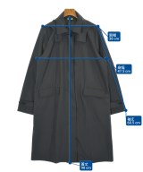 HANWAY（ハンウェイ）ステンカラーコート 黒 サイズ:M/L レディース/2200670167012