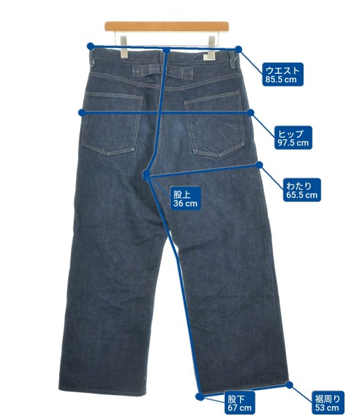 JIMMY&SONS（ジミーアンドサンズ）デニムパンツ 紺 サイズ:34(XL位) メンズ/2200616856420