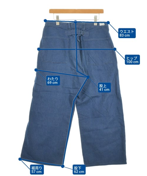 JIMMY&SONS（ジミーアンドサンズ）デニムパンツ 青 サイズ:36(XXL位) メンズ/2200616856451