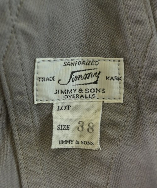 JIMMY&SONS（ジミーアンドサンズ）オールインワン/サロペット カーキ サイズ:38(M位) レディース/2200727018205