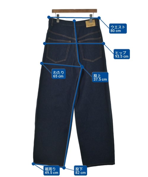 MARANT（マラン）デニムパンツ 紺 サイズ:-(XL位) レディース/2200722820032