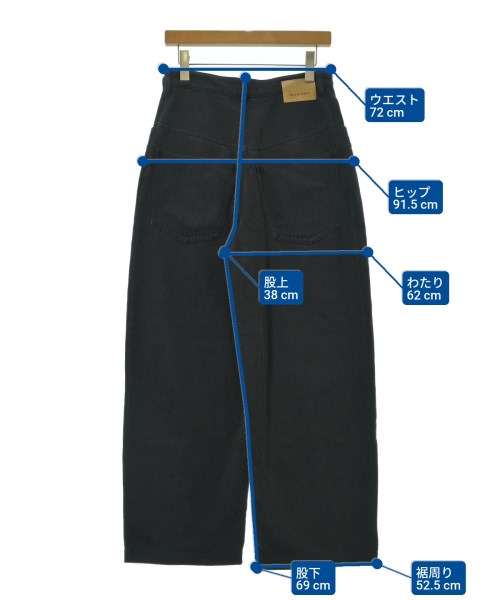MARANT（マラン）デニムパンツ 黒 サイズ:38(S位) レディース/2200683358018