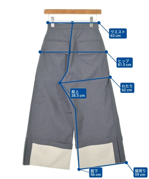 MIOSMOKEY（ミオズモーキー）スラックス グレー サイズ:36(S位) レディース/2200642288011