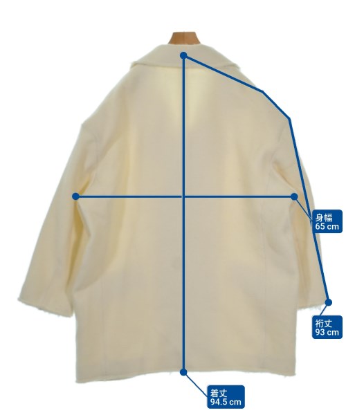 MIOSMOKEY（ミオズモーキー）コート 白 サイズ:46(XXL位) レディース/2200641912146