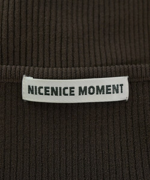 NICENICE MOMENT（ナイスナイス モーメント）ニット・セーター 茶 サイズ:S レディース/2200707357096