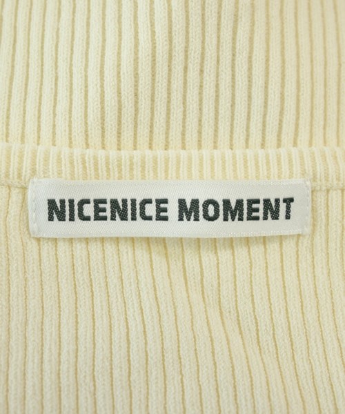NICENICE MOMENT（ナイスナイス モーメント）ニット・セーター 白 サイズ:M レディース/2200707357225