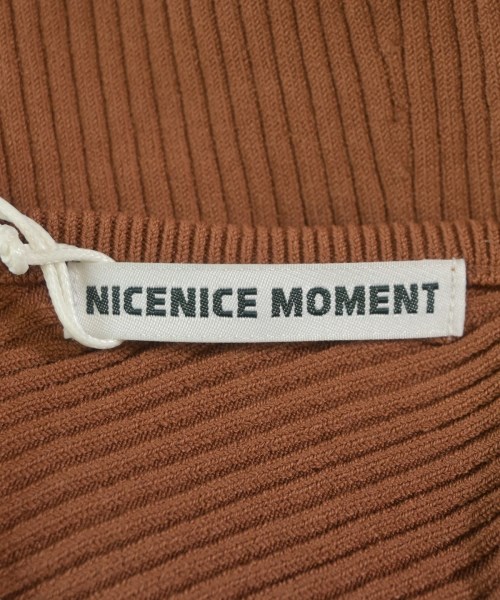 NICENICE MOMENT（ナイスナイス モーメント）タンクトップ 茶 サイズ:M レディース/2200714495026