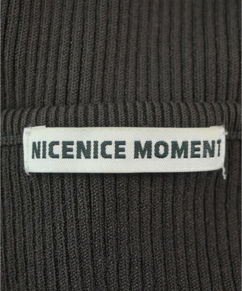 NICENICE MOMENT（ナイスナイス モーメント）ニット・セーター グレー サイズ:S レディース/2200701701093