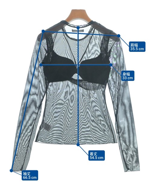 NICENICE MOMENT（ナイスナイス モーメント）ブラウス 黒 サイズ:S レディース/2200658372353