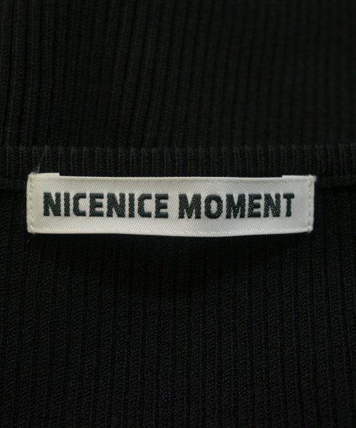 NICENICE MOMENT（ナイスナイス モーメント）ニット・セーター 黒 サイズ:S レディース/2200686178224