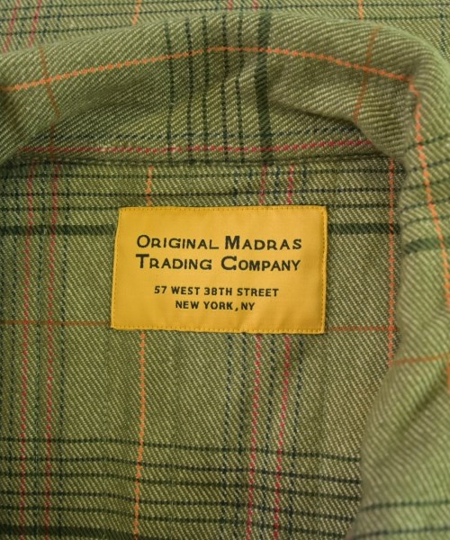 ORIGINAL MADRAS TRADING COMPANY（オリジナルマドラストレーディングカンパニー）カジュアルシャツ カーキ サイズ:M メンズ/2200692938386