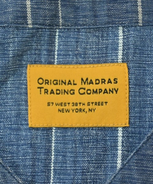 ORIGINAL MADRAS TRADING COMPANY（オリジナルマドラストレーディングカンパニー）カジュアルシャツ 青 サイズ:-(XL位) メンズ/2200692938508