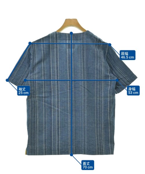 ORIGINAL MADRAS TRADING COMPANY（オリジナルマドラストレーディングカンパニー）カジュアルシャツ 青 サイズ:-(XL位) メンズ/2200692938508
