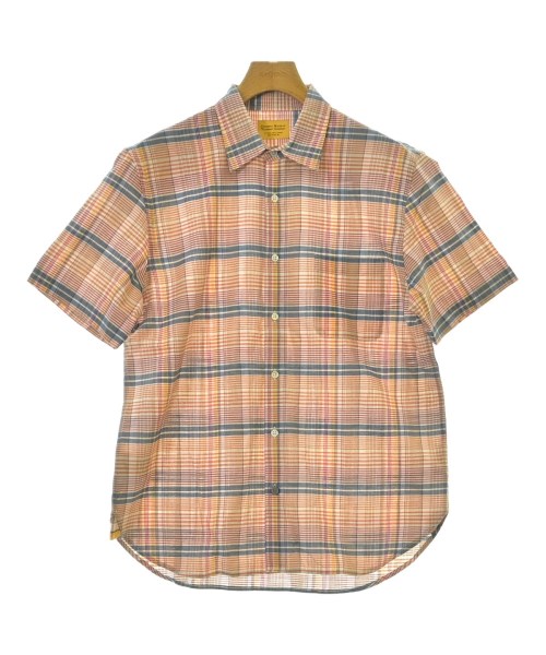 ORIGINAL MADRAS TRADING COMPANY(オリジナルマドラストレーディングカンパニー)カジュアルシャツ オレンジ サイズ:M/2200692938546