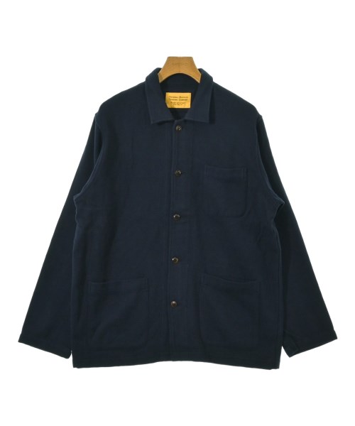 ORIGINAL MADRAS TRADING COMPANY(オリジナルマドラストレーディングカンパニー)カジュアルシャツ 紺 サイズ:L/2200698376106