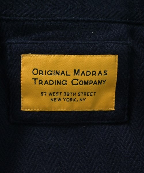 ORIGINAL MADRAS TRADING COMPANY（オリジナルマドラストレーディングカンパニー）カジュアルシャツ 紺 サイズ:L メンズ/2200698376106