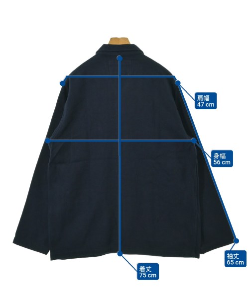 ORIGINAL MADRAS TRADING COMPANY（オリジナルマドラストレーディングカンパニー）カジュアルシャツ 紺 サイズ:L メンズ/2200698376106
