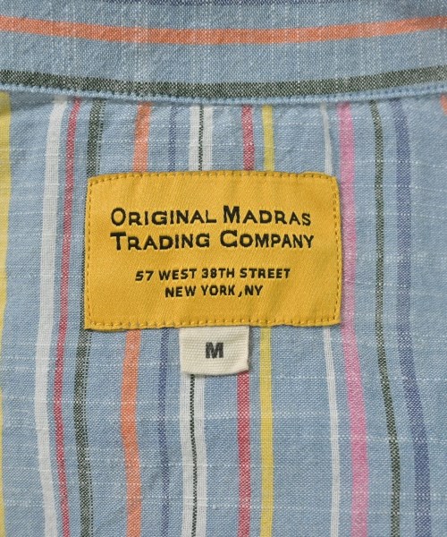 ORIGINAL MADRAS TRADING COMPANY（オリジナルマドラストレーディングカンパニー）カジュアルシャツ グレー サイズ:M メンズ/2200698376137