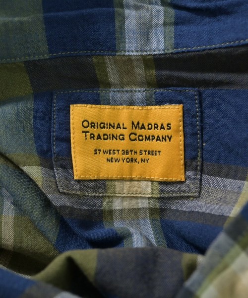 ORIGINAL MADRAS TRADING COMPANY（オリジナルマドラストレーディングカンパニー）カジュアルシャツ カーキ サイズ:M メンズ/2200698376236