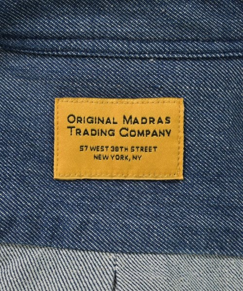 ORIGINAL MADRAS TRADING COMPANY（オリジナルマドラストレーディングカンパニー）カジュアルシャツ 青 サイズ:M メンズ/2200698376625