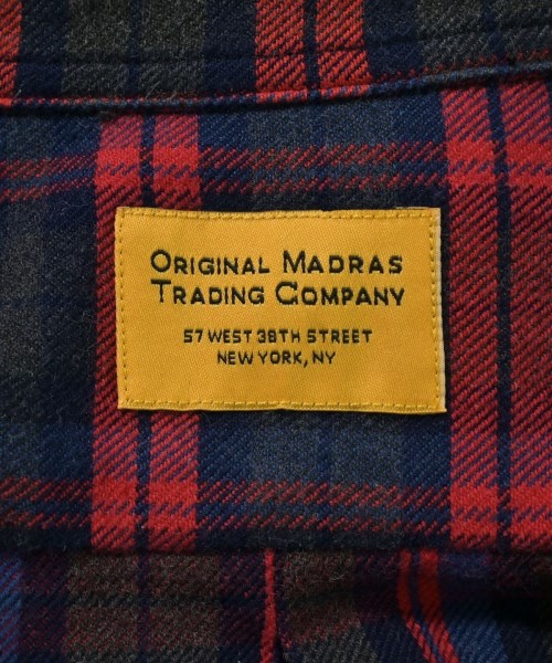 ORIGINAL MADRAS TRADING COMPANY（オリジナルマドラストレーディングカンパニー）カジュアルシャツ グレー サイズ:M メンズ/2200698376656