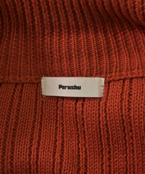 Perushu（ペルーシュ）ニット・セーター 赤 サイズ:M メンズ/2200624108115