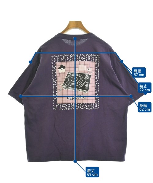Perushu（ペルーシュ）Tシャツ・カットソー 紫 サイズ:M メンズ/2200708511022