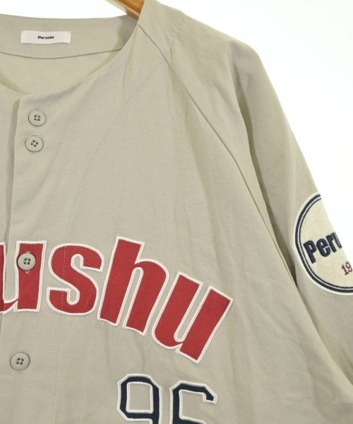 Perushu（ペルーシュ）カジュアルシャツ グレー サイズ:L メンズ/2200718995089