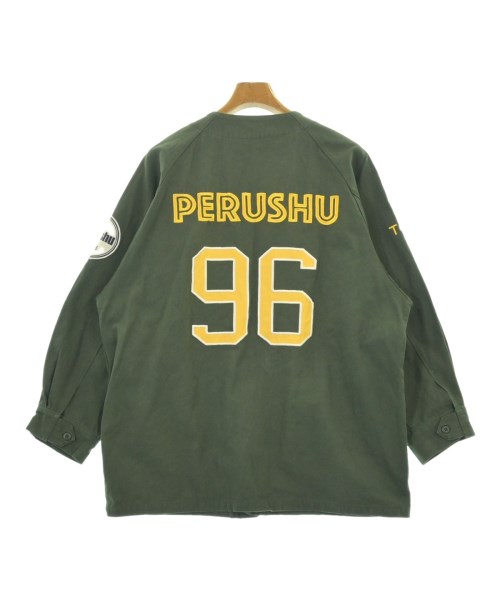 Perushu（ペルーシュ）カジュアルシャツ 緑 サイズ:M メンズ/2200727859105