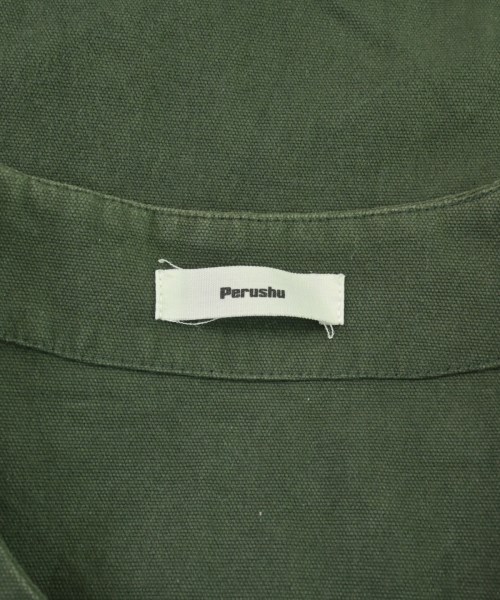 Perushu（ペルーシュ）カジュアルシャツ 緑 サイズ:M メンズ/2200727859105