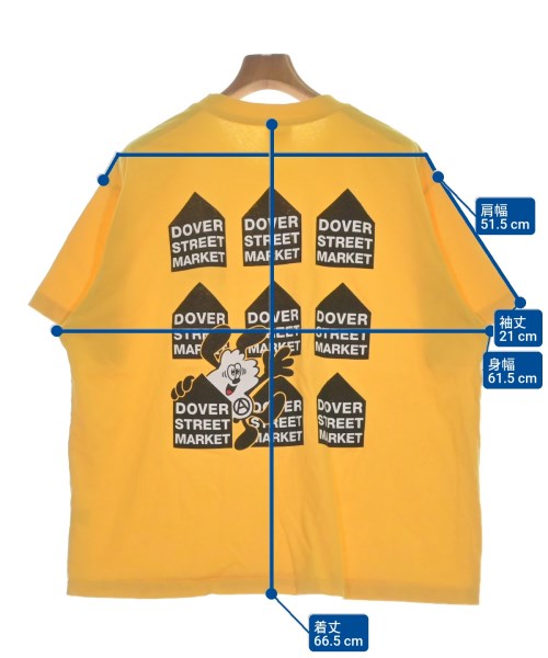 DOVER STREET MARKET（ドーバーストリートマーケット）Tシャツ・カットソー 黄 サイズ:XL メンズ/2200610046025