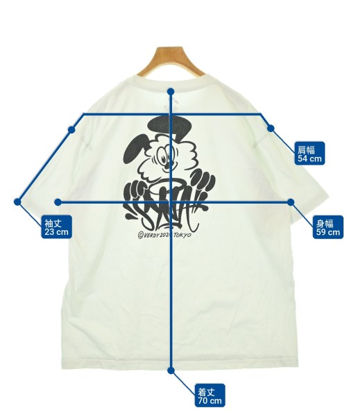 VERDY（ヴェルディ）Tシャツ・カットソー 白 サイズ:XXL メンズ/2200705652063